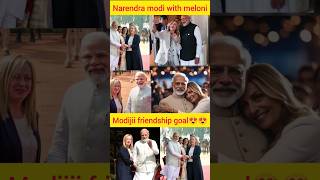 Narendra Modi with meloni♾️💓 Friendship goalsmelodi [upl. by Eveiveneg]