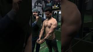 chest ful workout gym video 💪 raghav fitness club 💪 [upl. by Kcirdehs]