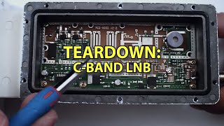 CBand LNB Teardown [upl. by Adaynek886]