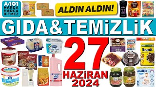 A101 1 ALANA 1 BEDAVA  A101 TEMİZLİK GIDA KATALOĞU  A101 KAMPANYA BU HAFTA  A101 27 HAZİRAN 2024 [upl. by Nybbor]