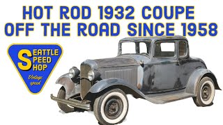 1932 Ford 5 Window Coupe Off the road since 1958 [upl. by Sprage895]