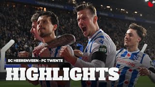 HEERLIJKE pot met veel GOALS in Abe Lenstra stadion  Highlights sc Heerenveen  FC Twente [upl. by Prussian261]