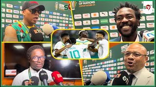 El Hadj Diouf Alassane Ndour Feyindouno impressionés par la prestation des Lions contre le Cameroun [upl. by Fronia]