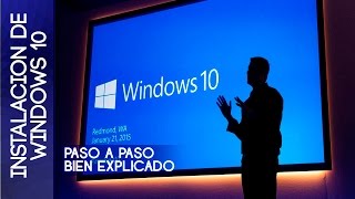 Como instalar windows 10 cualquier versión 32 amp 64 Bits Original 2015 [upl. by Arte]