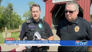 Zumbrota Police Department is raising awareness for suicide prevention [upl. by Assirat]