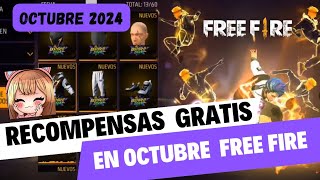 PRÓXIMAS RECOMPENSAS GRATIS EN FREE FIRE OCTUBRE 2024 [upl. by Akeimat]