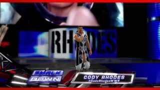 Cody Rhodes WWE 2K14 Entrance and Finisher Official [upl. by Abroms]