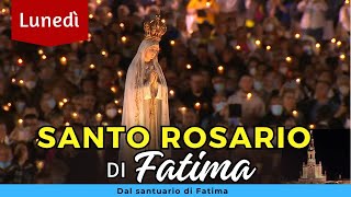 SANTO ROSARIO di FATIMA oggi Lunedì Misteri Gaudiosi  con Litanie Lauretane [upl. by Newkirk]