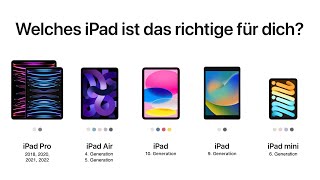 Welches iPad solltest Du kaufen Alle iPads im ausführlichen Vergleich [upl. by Dela]