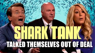 Top 3 Entrepreneurs Who Talked Themselves Out Of A Deal  Shark Tank US  Shark Tank Global [upl. by Eillor908]