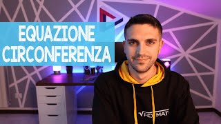 Determinare lEQUAZIONE di una CIRCONFERENZA [upl. by Poppas]