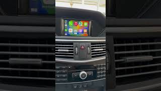 MercedesBenz E250 2011 W212 carplay on original screen [upl. by Eened]