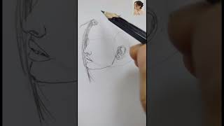 Easy Pencil Portrait Tutorial StepbyStep Guide to Drawing a Girl [upl. by Bjorn]