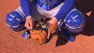 Blocking and Throwing Position  Catcher Fundamentals Series by IMG Academy Baseball 3 of 6 [upl. by Chrysler]