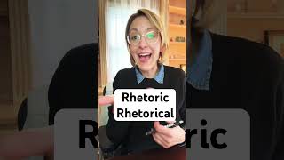 How to Pronounce RHETORIC amp RHETORICAL  SHORTS Quick English Pronunciation Lesson Learnenglish [upl. by Elbas]