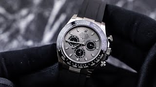 Rolex Cosmograph Daytona 116519LN White Gold Unboxing amp Presentation [upl. by Bernita201]