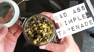 Olive Tapenade  Recipe amp Method  vegan [upl. by Travers]