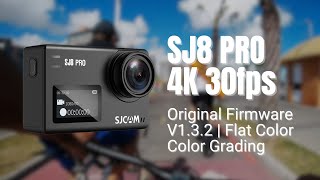 SJ8 PRO  4K Ultra 30fps  Flat Color  Custom Color Grading [upl. by Shabbir]