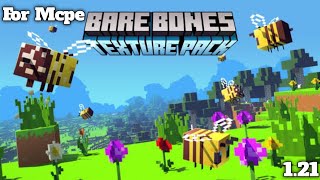 Bare Bones Texture pack for Mcpe 121 [upl. by Berlinda950]