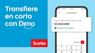 Conoce cómo recibir y enviar dinero con DiMo Scotiabank México [upl. by Vitalis914]