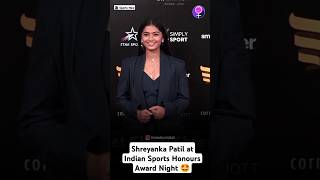 Shreyanka Patil graced the Award Night with her presence 🤩 ytshorts [upl. by Nilrev684]