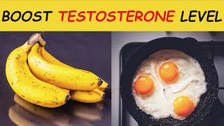 Top 7 TESTOSTERONE BOOSTING Foods Every MAN Needs to EAT [upl. by Nrojb729]