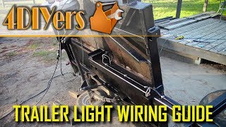 How to Wire Trailer Lights Made Easy [upl. by Nuahsyt]