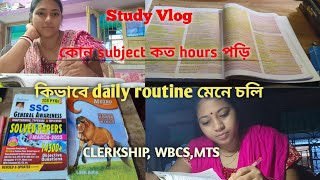 📚Wake up at 4am📚 🎯Study vlog📚📚 Daily routine 💯💯 Clerkship Wbcs Mts AntaraSarkarjr9tl [upl. by Caritta]