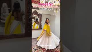 HUGE Meesho Navratri Lehenga Haul 2024 meesho shorts navratri trending [upl. by Airetahs]