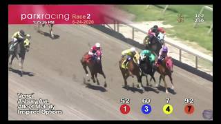 Wild Stretch Run At Parx Racing Leads To Disqualification 12240 Payoff [upl. by Ten]