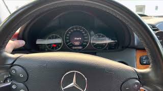 How to measure exact oil level CLK W209 in 50 seconds  MercedesBenz CLK W209 [upl. by Case]