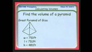 43  Word Problems involving Prisms Pyramids Cylinders Cones and Spheres [upl. by Perretta]