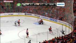 Claude Giroux Rocks Sidney Crosby 42212 [upl. by Seavey]