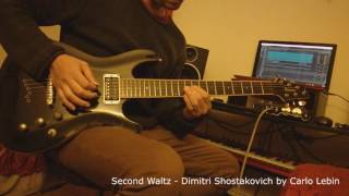 Dimitri Shostakovich  Second Waltz  Electric Guitar amp Orchestra [upl. by Atelahs94]