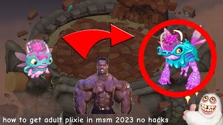 how to get adult plixie in msm 2023 no hacks [upl. by Ihteerp]