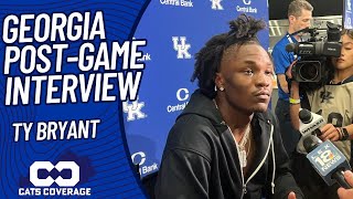 Ty Bryant Georgia PostGame Interview 09142024 [upl. by Handal]