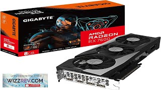 GIGABYTE GVR76GAMING OC8GD Radeon RX 7600 Gaming OC 8G Graphics Card 3X Review [upl. by Aneloaup]