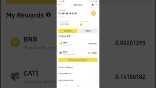 Binance launchpool CATIZEN Coin Farming  How much I will get if stake 38 worth of BNB [upl. by Anaet]