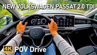 NEW Volkswagen Passat 20 TDI 4Motion POV Drive [upl. by Inacana665]