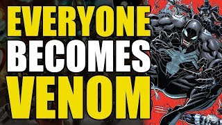 Everyone Becomes Venom Marvel Comics Venomverse [upl. by Myke521]