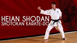 Heian Shodan  Shotokan Karate Kata JKA [upl. by Marice369]