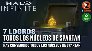 Halo Infinite  Todos los Núcleos de Spartan  7 LOGROS  Todas las Habilidades al Máximo [upl. by Nylsirhc]