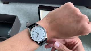 New Watch Unboxing Patek Philippe Calatrava 5196 First Impressions [upl. by Adroj]