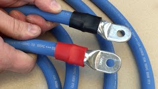 Make Your Own Battery Cables Part 2  Adding the Lugs  Polar Wire [upl. by Ennairej]