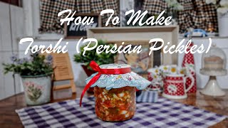 How to make Torshi Persian Pickles  Sharlot world [upl. by Sutelc750]