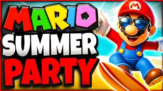 ☀️ Mario Summer Party ☀️ Brain Break ☀️ Mario Run ☀️ Freeze Dance ☀️ Just Dance [upl. by Melania]