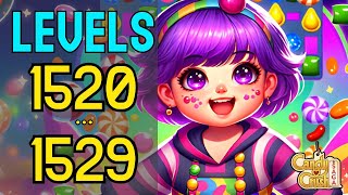 Levels 15201529 🍬✨ Candy Crush Saga [upl. by Loesceke]