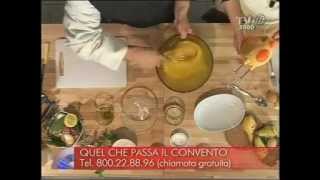 Quel che passa il convento  Torta allolio doliva e mandorle con salsa alle pere [upl. by Anneehs21]