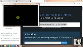 Expose local host using serveo [upl. by Icat]