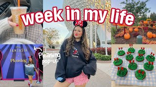 fall week in my life  Pleasing popup EPCOT halloween costume reveal 🎃 [upl. by Witt]